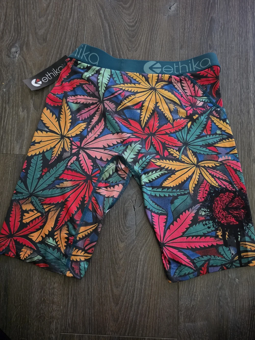 ethika Men S' Tropical Leaf & Shark Underwear NWT
